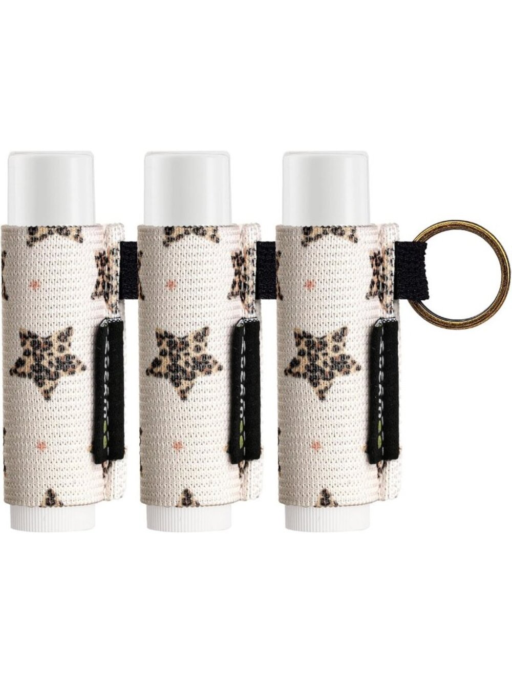 3-Pack Lip Balm Keychain Holders - Convenient Chapstick Holders for On-the-Go